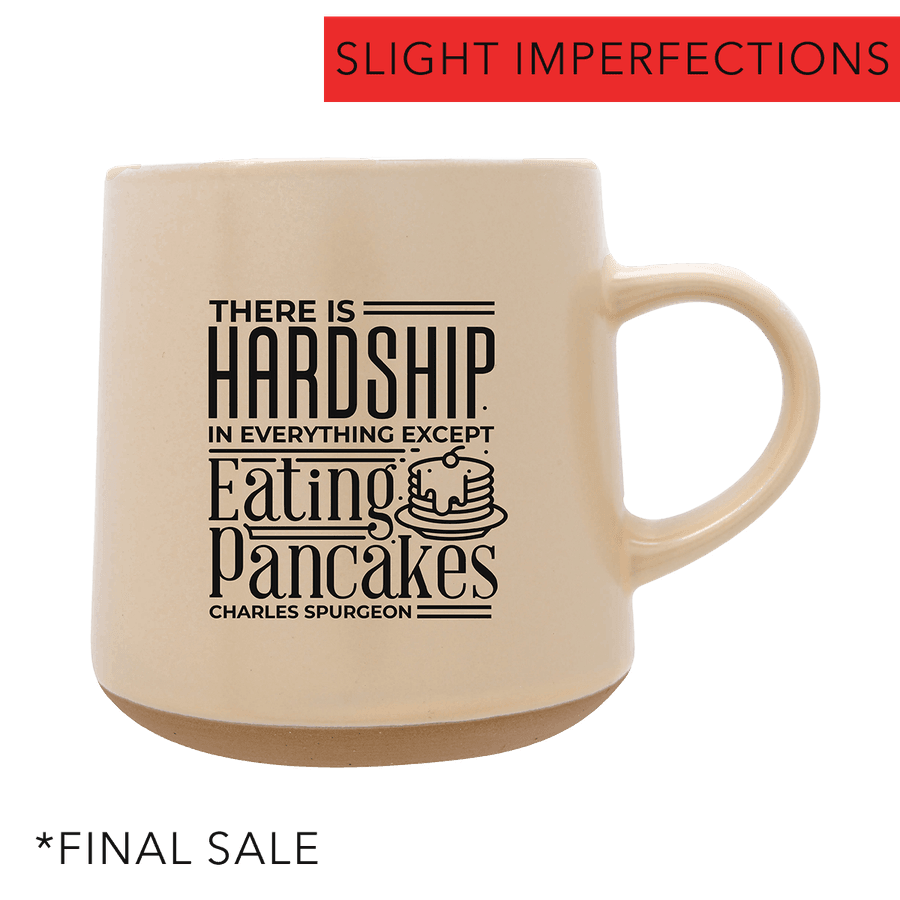 Eating Pancakes Coffee Mug-Imperfection
