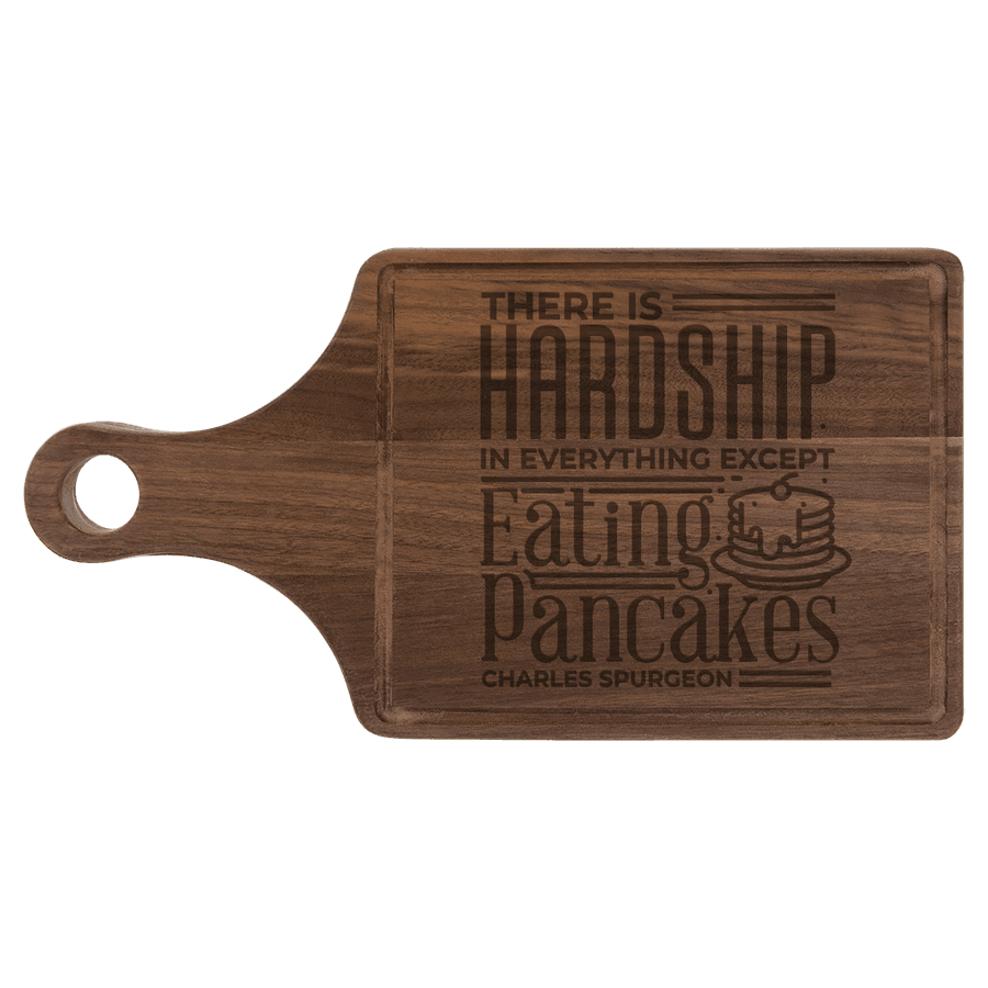 Eating Pancakes Cutting Board Paddle #2
