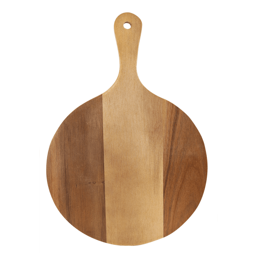 Thankful Grateful Blessed Round Slate Cutting Board #2