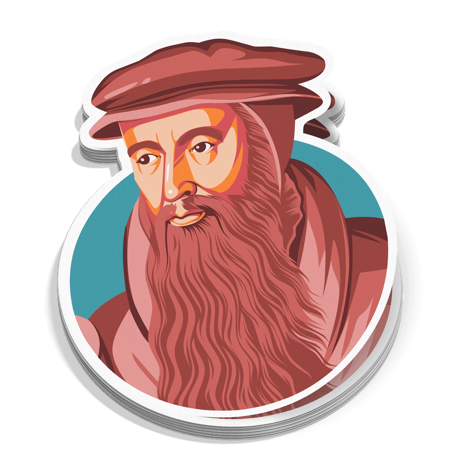 John Knox Portrait Sticker