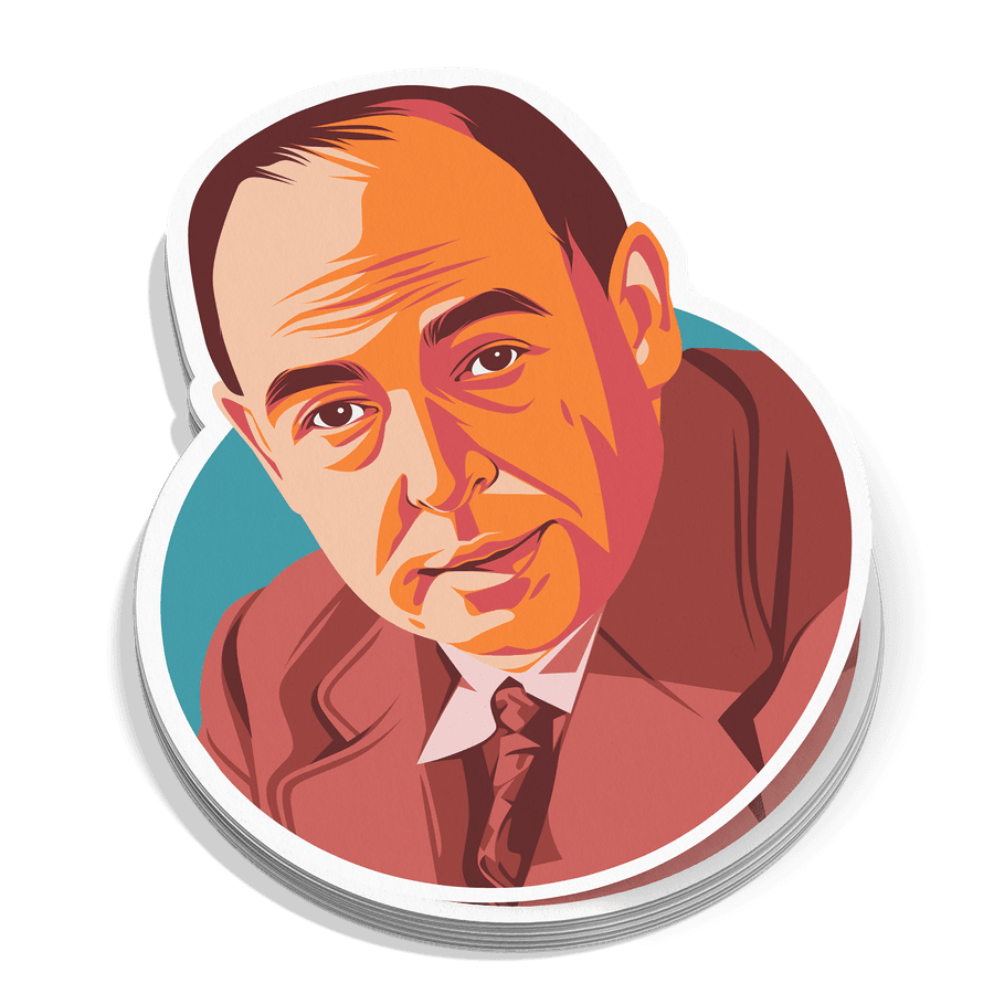 C.S. Lewis Portrait Sticker