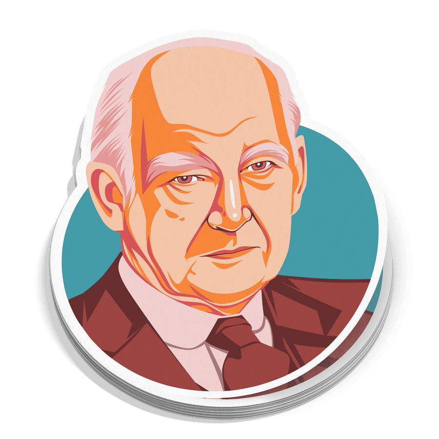 Martin Lloyd-Jones Portrait Sticker