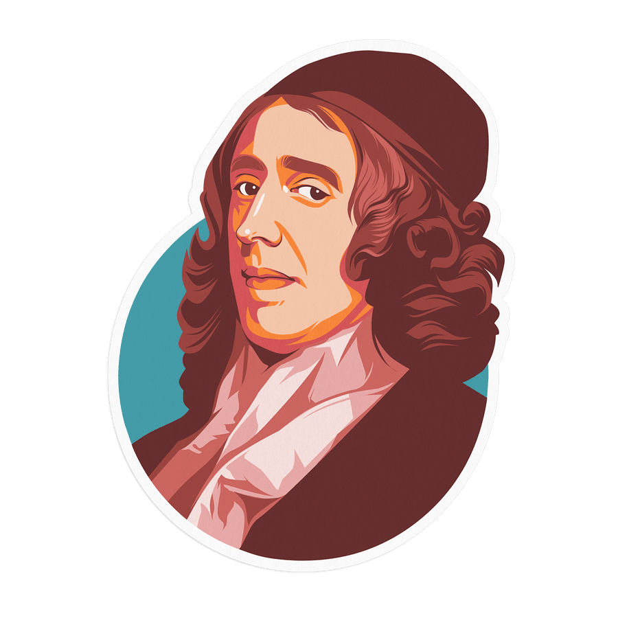 John Owen Portrait Sticker #2