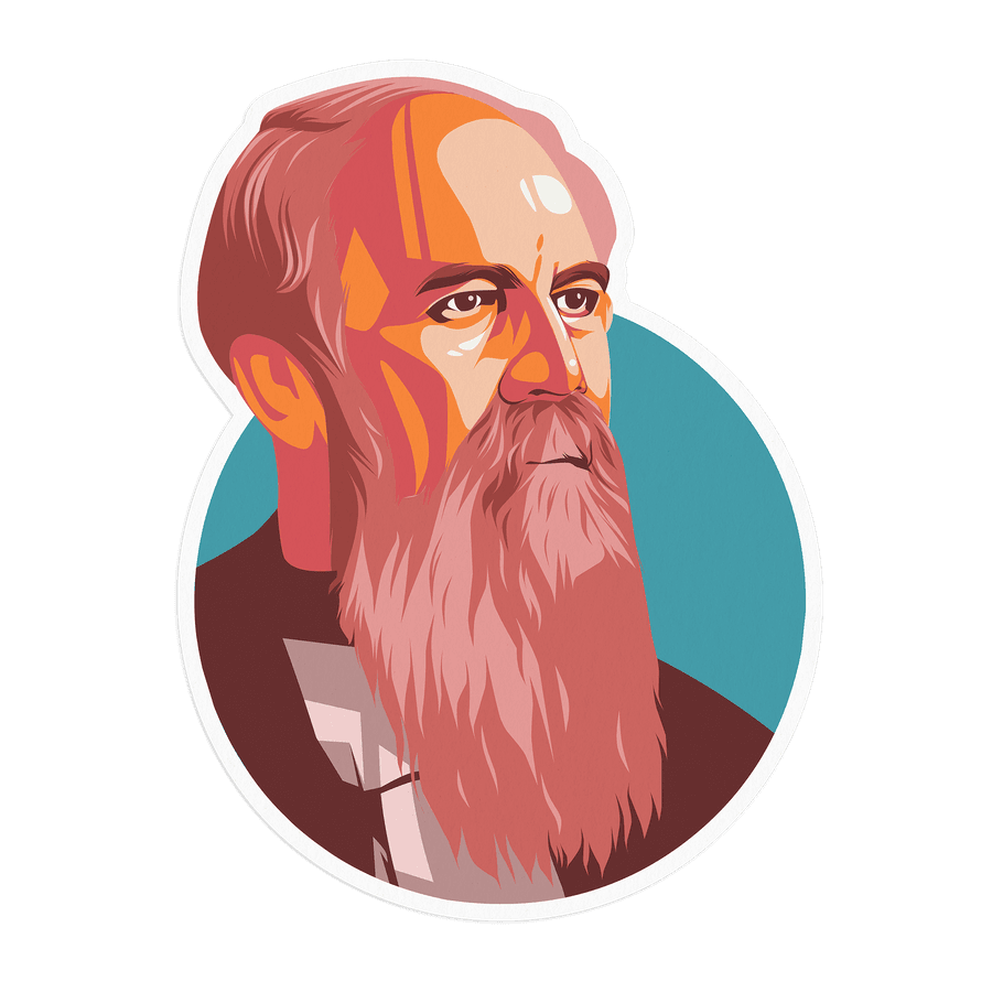 JC Ryle Portrait Sticker #2