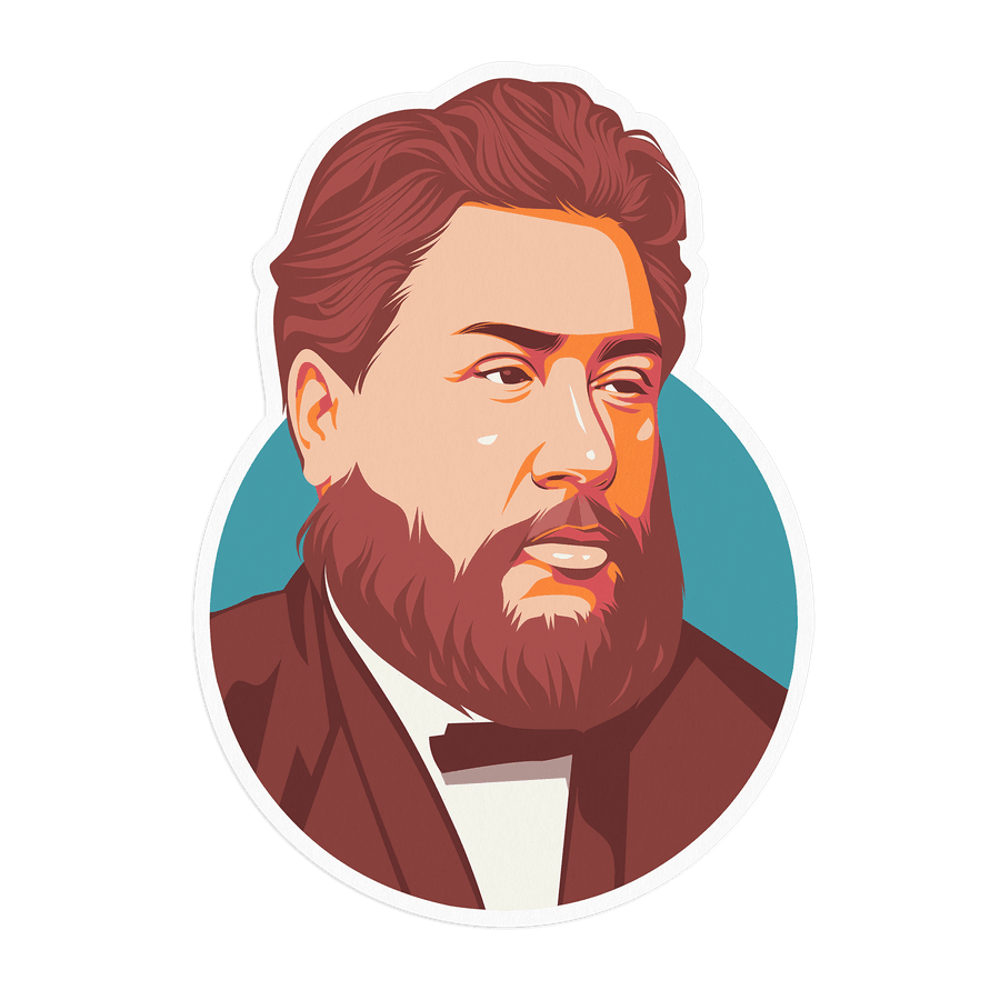 Charles Spurgeon Portrait Sticker #2