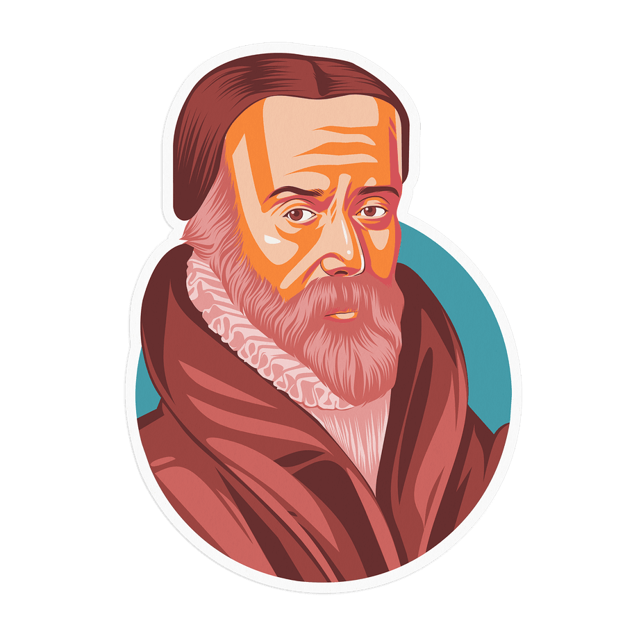William Tyndale Portrait Sticker #2