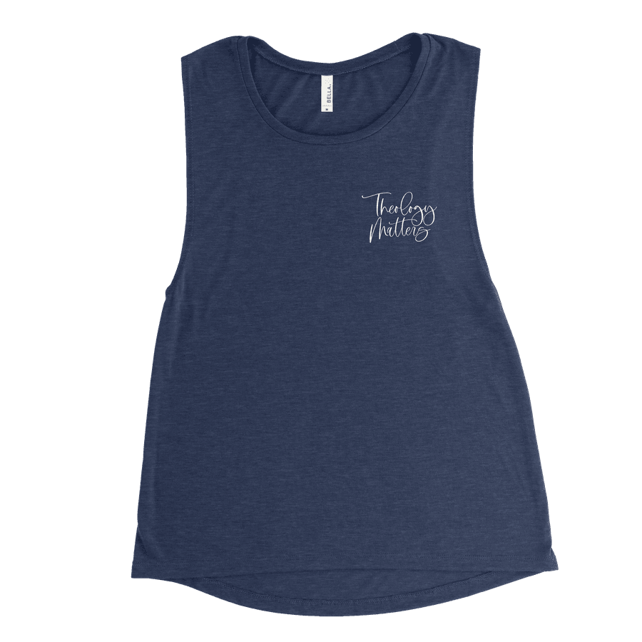 Theology Matters Left Chest Muscle Tank #1