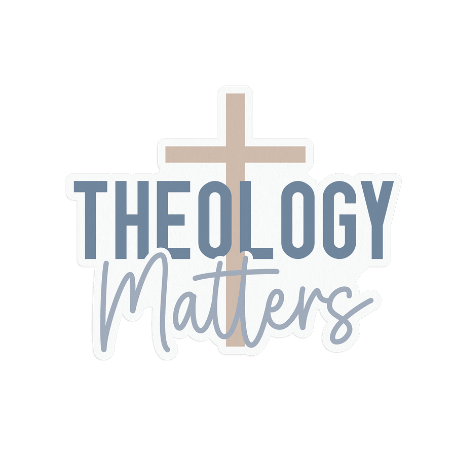Theology Matters (Cross) Sticker #2