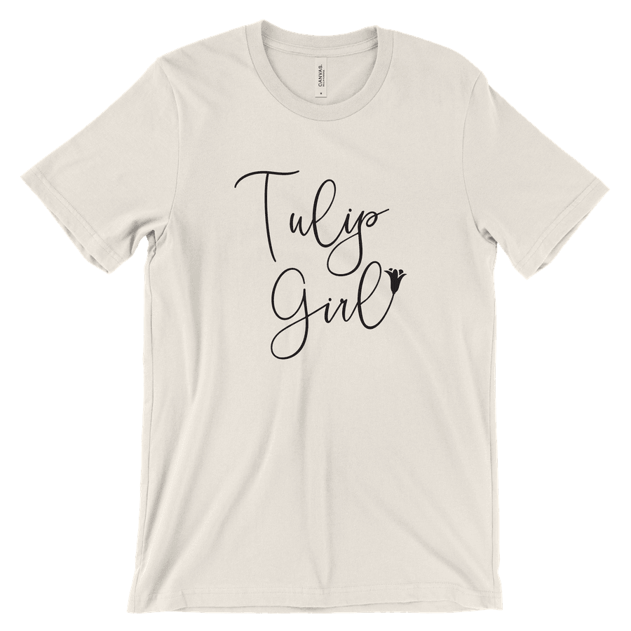 Tulip Girl (Lettered) Quick Ship Tee #2