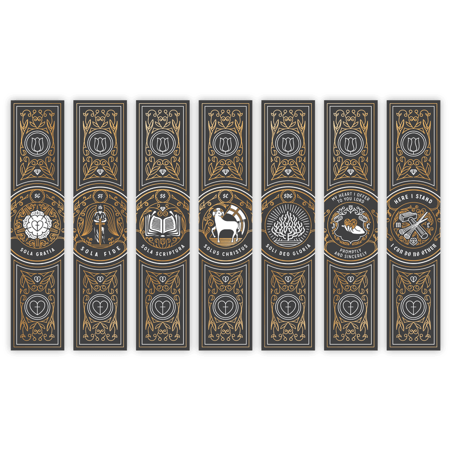 Five Solas Bookmark Set
