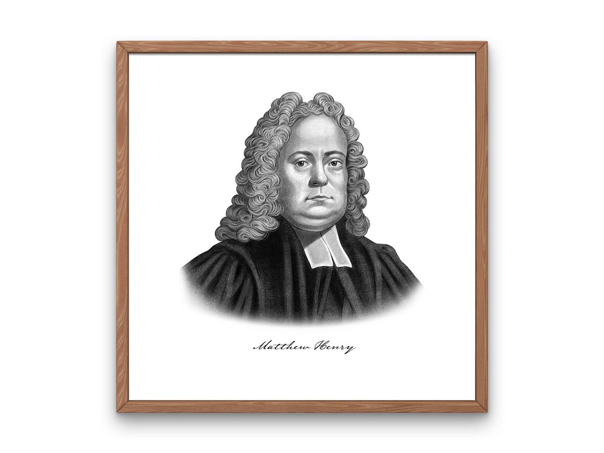 Matthew Henry Portrait Print | Missional Wear