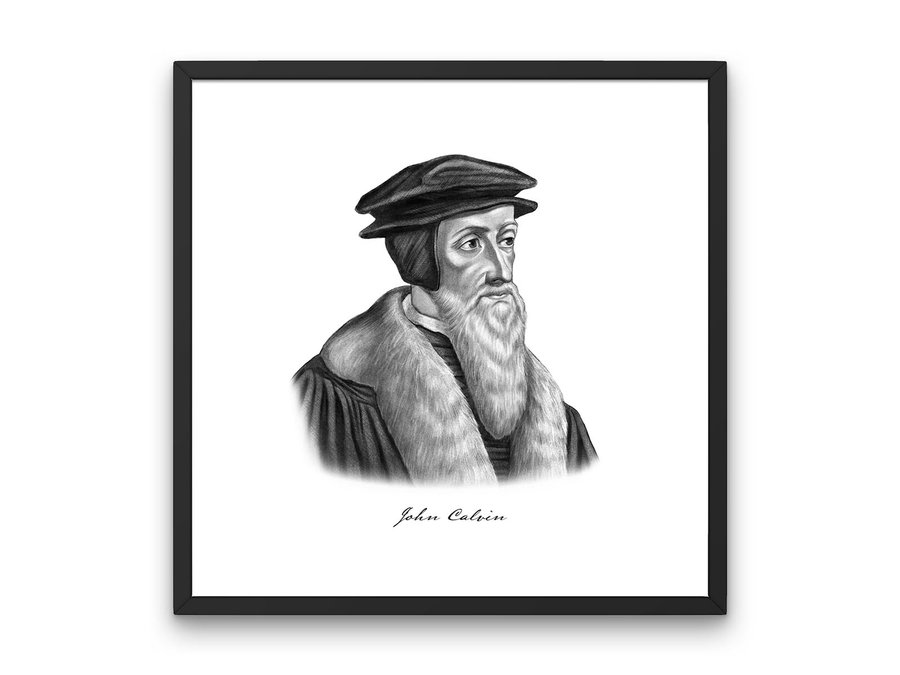 John Calvin Portrait Print