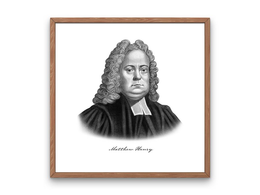 Matthew Henry Portrait Print