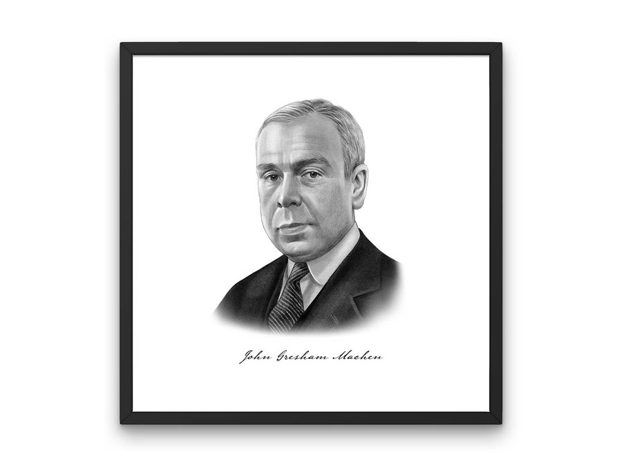J Gresham Machen Portrait Print