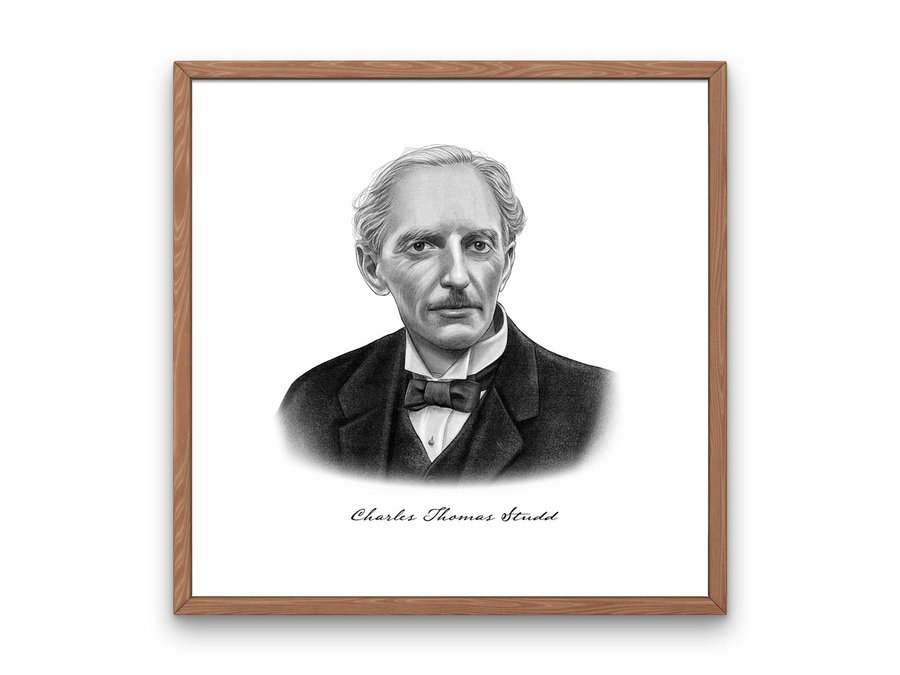 C.T. Studd Portrait Print