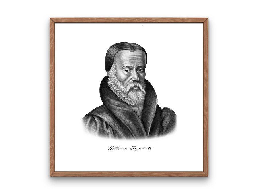 William Tyndale Portrait Print