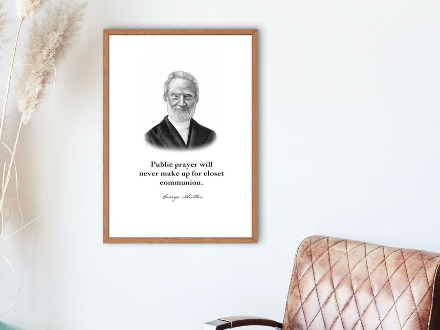 George Muller Quote Print